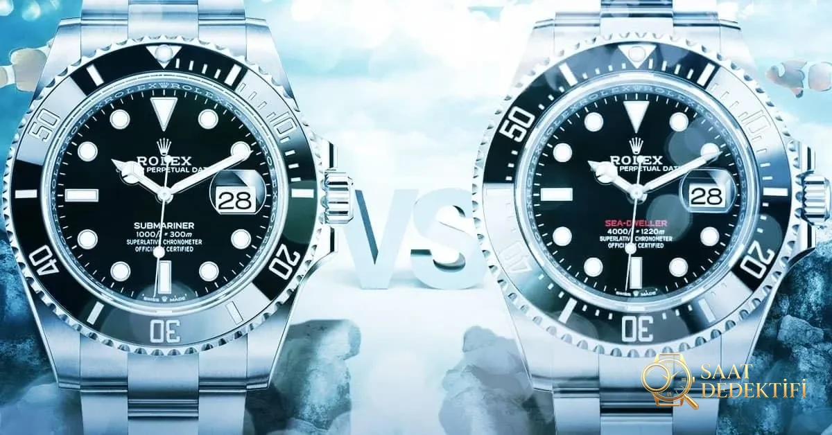 Rolex Sea Dweller vs Rolex Submariner Hangi Dalis Saati Daha Iyi Karşıl... - Ön Görünüm ve Kasa Tasarımı