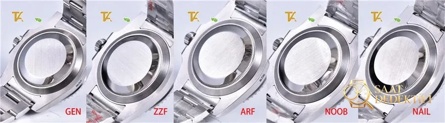 Gerçek-replika karşılaştırması: ZZ Factory AR Factory NAIL ve N Factory Rolex siyah su hayaleti replika saatiyle orijinalin en detaylı görselli incelemesi - Koleksiyon ve Vitrin Görünümü