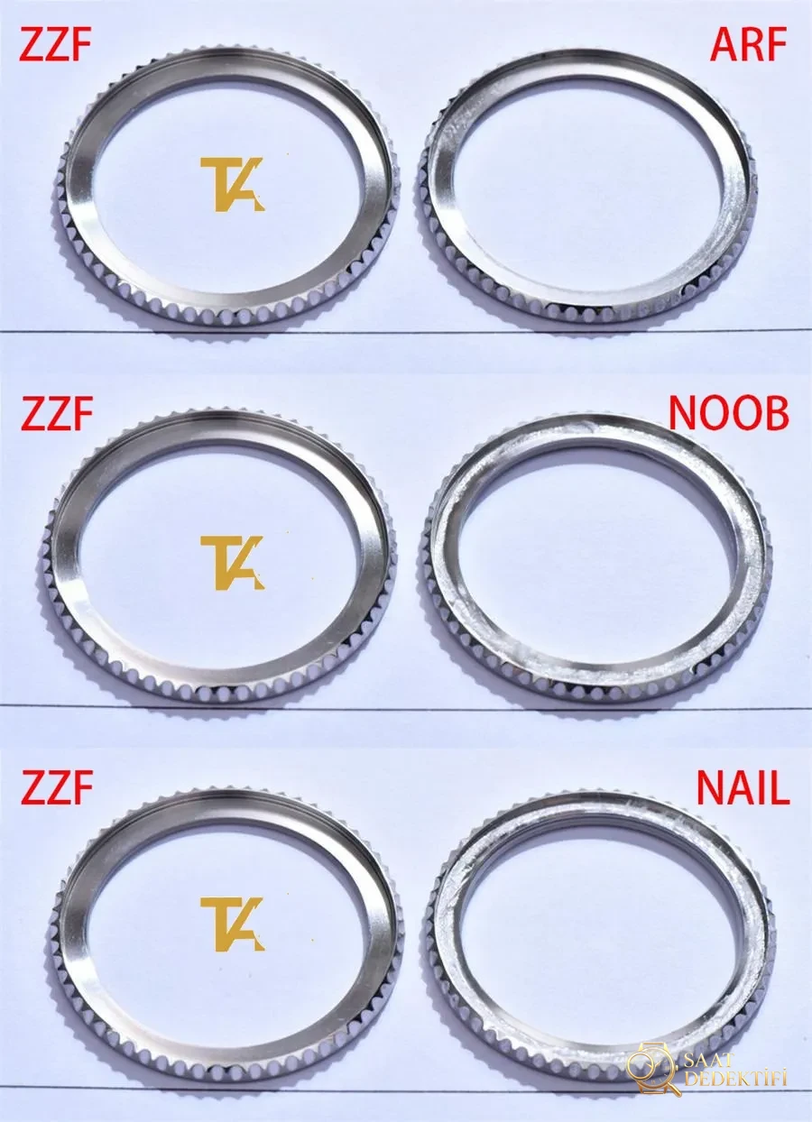 Gerçek-replika karşılaştırması: ZZ Factory AR Factory NAIL ve N Factory Rolex siyah su hayaleti replika saatiyle orijinalin en detaylı görselli incelemesi - Kasa Ağırlık ve Denge Orantısı