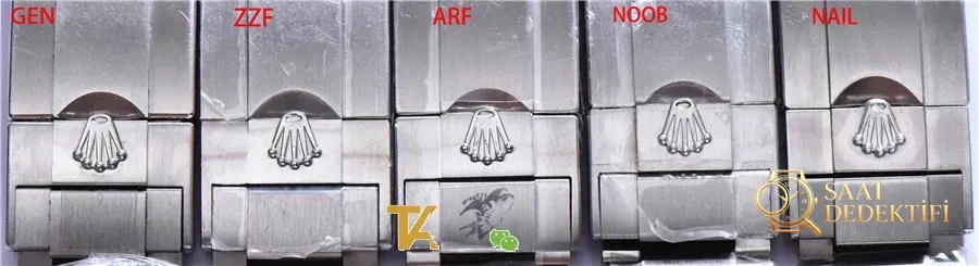 Gerçek-replika karşılaştırması: ZZ Factory AR Factory NAIL ve N Factory Rolex siyah su hayaleti replika saatiyle orijinalin en detaylı görselli incelemesi - Yan Profil Kalınlık ve Ergonomik Kavis