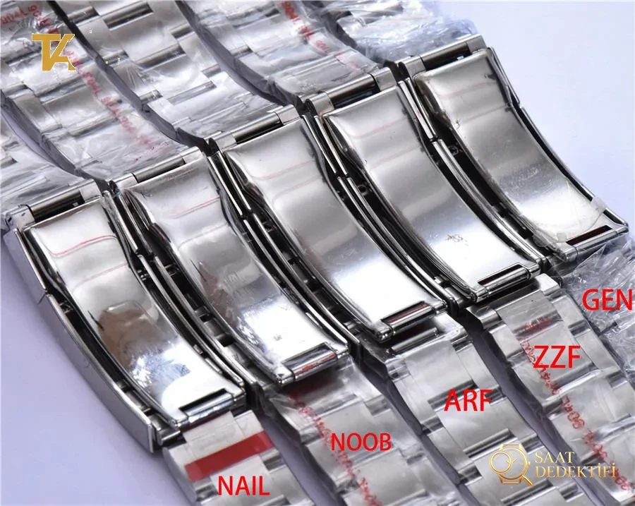 Gerçek-replika karşılaştırması: ZZ Factory AR Factory NAIL ve N Factory Rolex siyah su hayaleti replika saatiyle orijinalin en detaylı görselli incelemesi - Kasa Köşe Kesimleri ve Pah Kırma Hatları