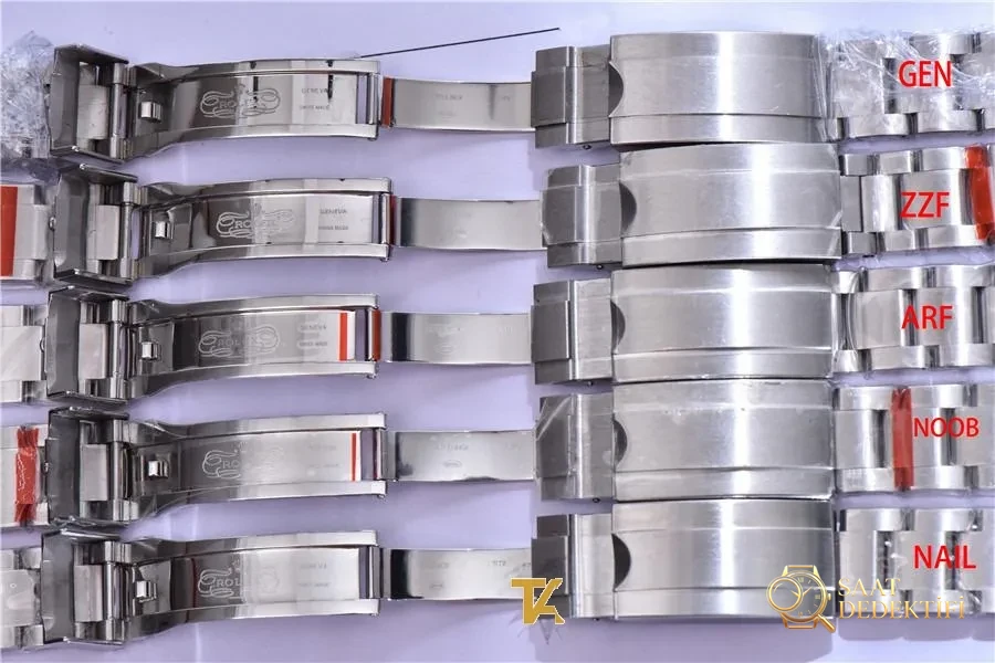 Gerçek-replika karşılaştırması: ZZ Factory AR Factory NAIL ve N Factory Rolex siyah su hayaleti replika saatiyle orijinalin en detaylı görselli incelemesi - Kadran Alt Kadranları ve İğne Senkronizasyonu