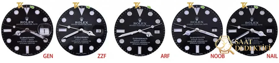 Gerçek-replika karşılaştırması: ZZ Factory AR Factory NAIL ve N Factory Rolex siyah su hayaleti replika saatiyle orijinalin en detaylı görselli incelemesi - Koleksiyonluk Perspektif ve Genel Sunum