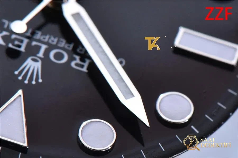Gerçek-replika karşılaştırması: ZZ Factory AR Factory NAIL ve N Factory Rolex siyah su hayaleti replika saatiyle orijinalin en detaylı görselli incelemesi - Bilezik, Toka ve Klips Mekanizması