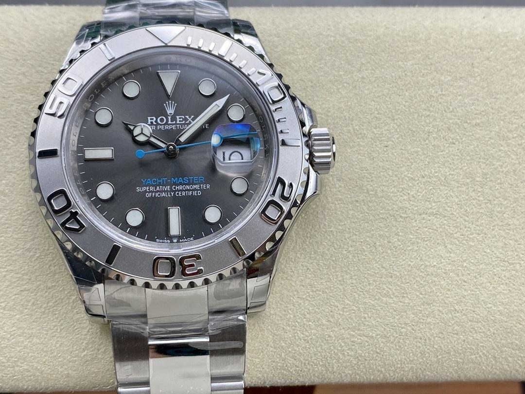 Rolex VS Factory gri Yacht-Master / mavi Yacht-Master Dandong 3235 mekanizması nasıl doğru ayırt edilir? — 3. fotoğraf