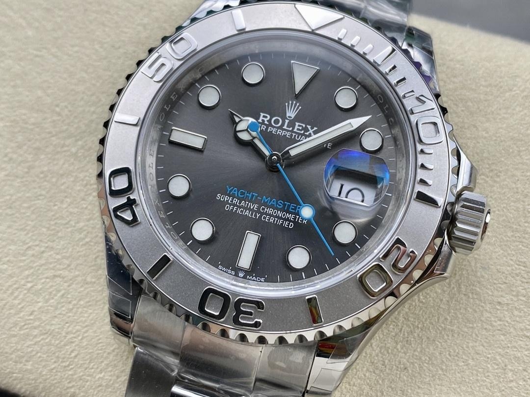 Rolex VS Factory gri Yacht-Master / mavi Yacht-Master Dandong 3235 mekanizması nasıl doğru ayırt edilir? — 5. fotoğraf