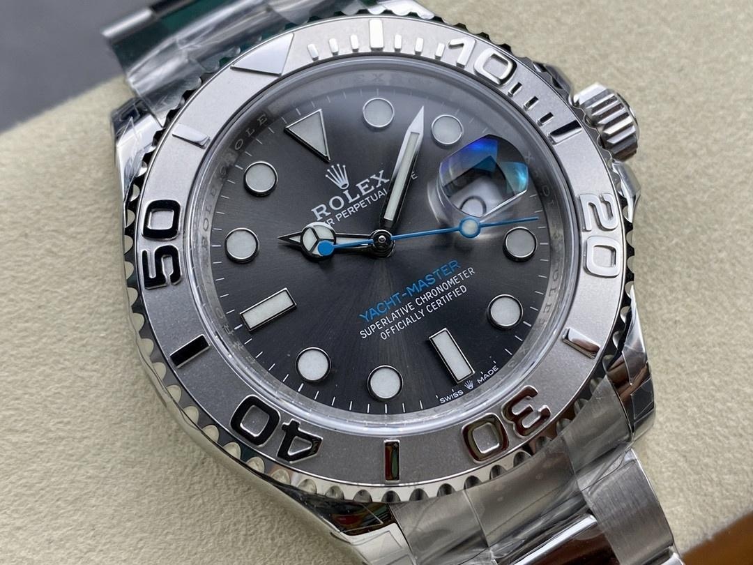 Rolex VS Factory gri Yacht-Master / mavi Yacht-Master Dandong 3235 mekanizması nasıl doğru ayırt edilir? — 7. fotoğraf