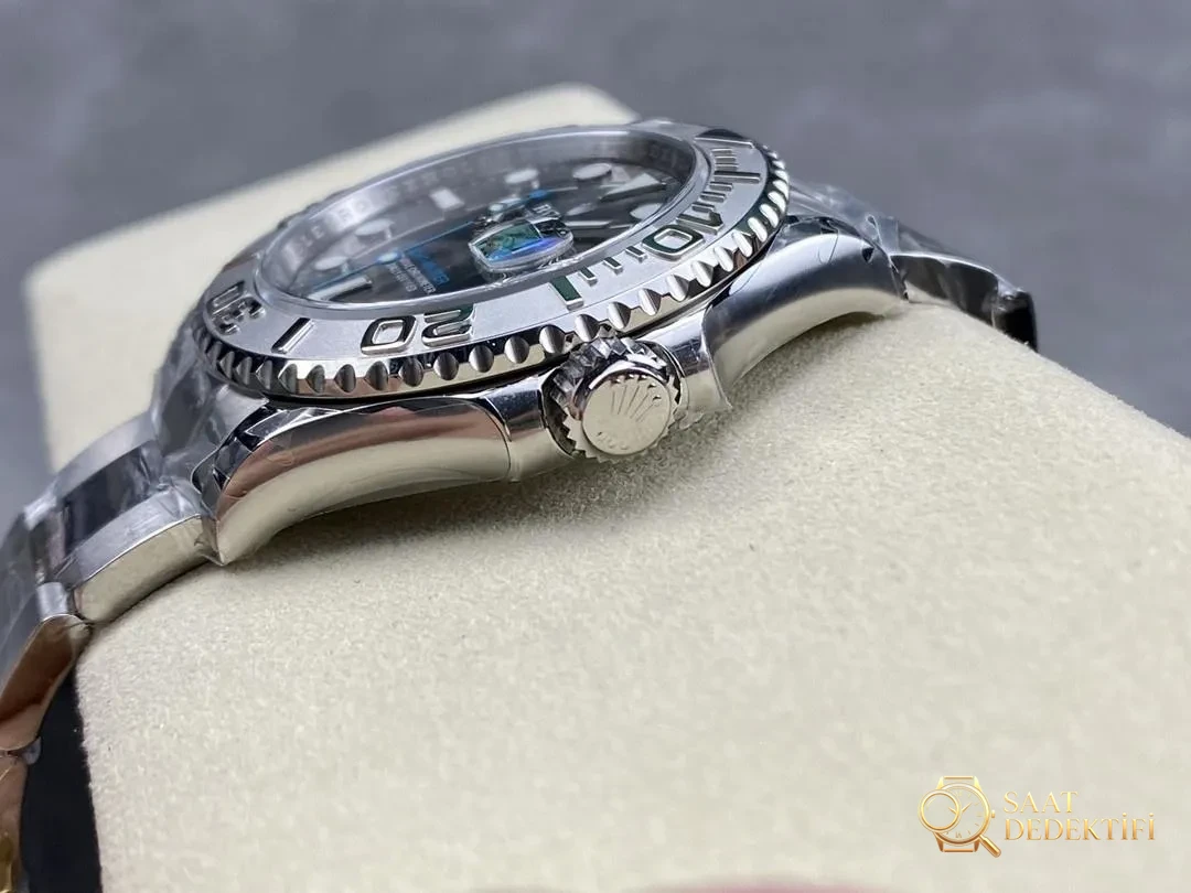 Rolex VS Factory gri Yacht-Master / mavi Yacht-Master Dandong 3235 mekanizması nasıl doğru ayırt edilir? - Fosfor ve Super-LumiNova Gece Görünümü
