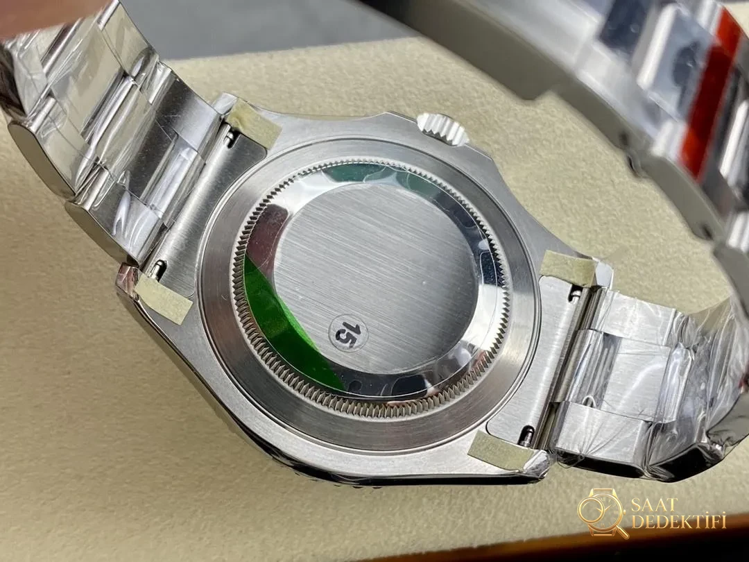 Rolex VS Factory gri Yacht-Master / mavi Yacht-Master Dandong 3235 mekanizması nasıl doğru ayırt edilir? - Yan Profil ve Kordon Bağlantısı