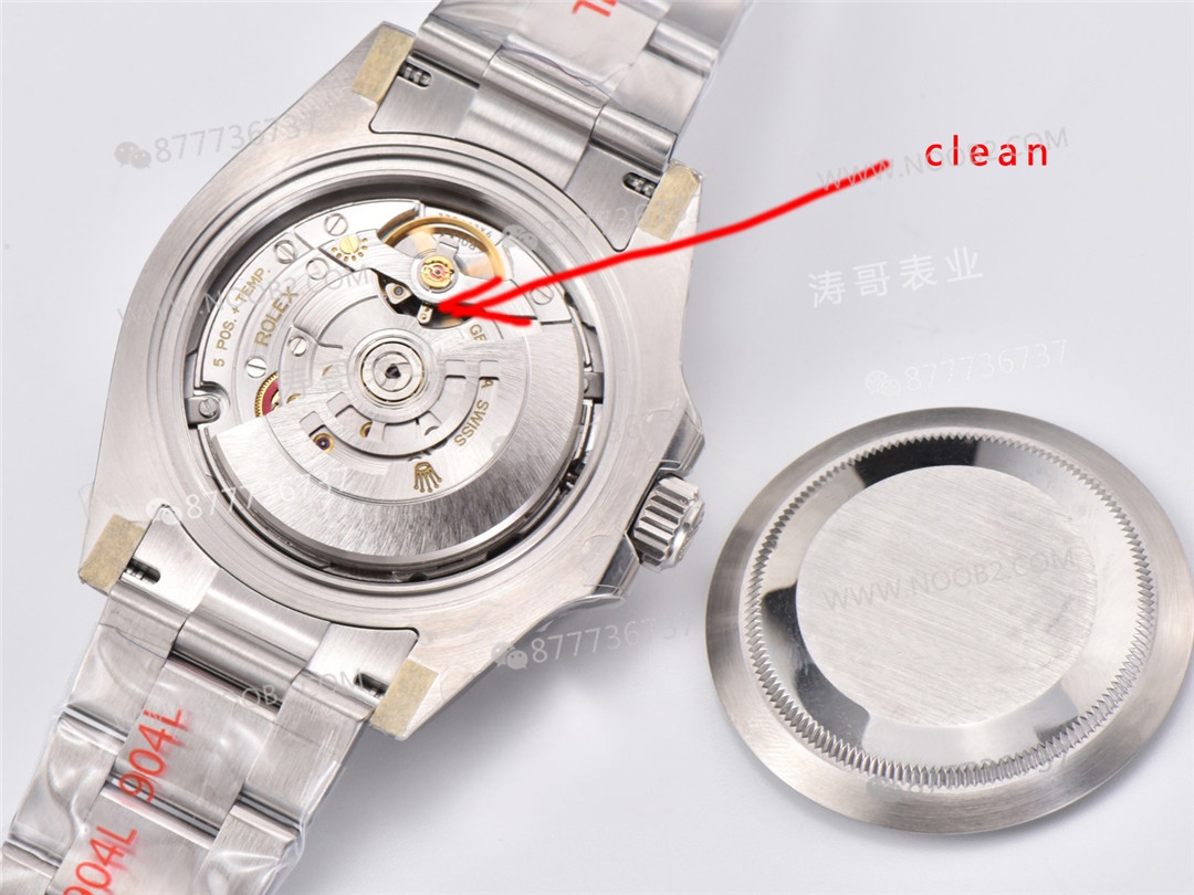 Rolex VS Factory gri Yacht-Master / mavi Yacht-Master Dandong 3235 mekanizması nasıl doğru ayırt edilir? — 13. fotoğraf