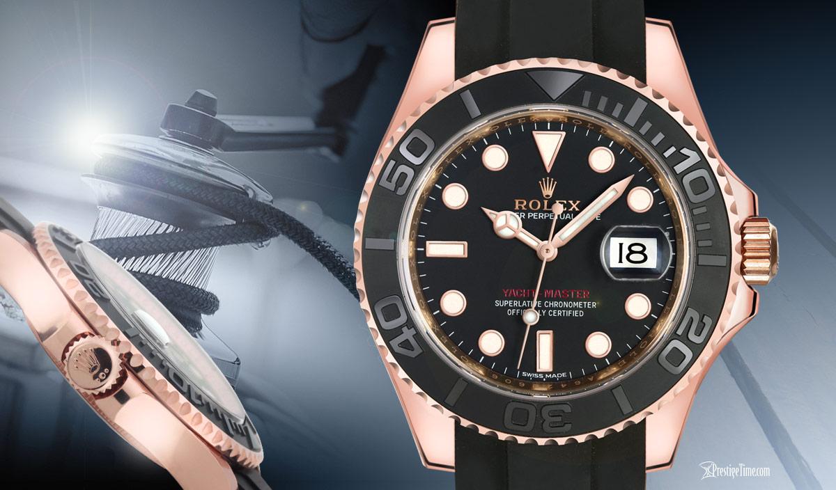 Roze Altın Rolex Yacht-Master 40mm