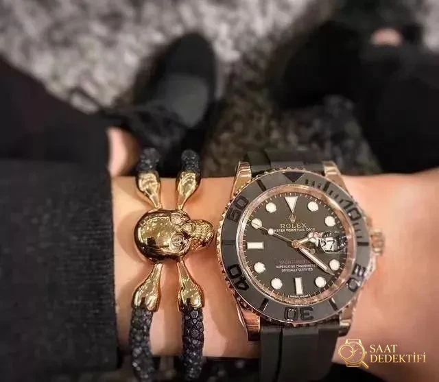 Rose gold saatler: VS Factory Panerai PAM684 mı yoksa N Factory Rolex Yacht-Master mı daha iyi? - Yan Profil ve Kordon Bağlantısı