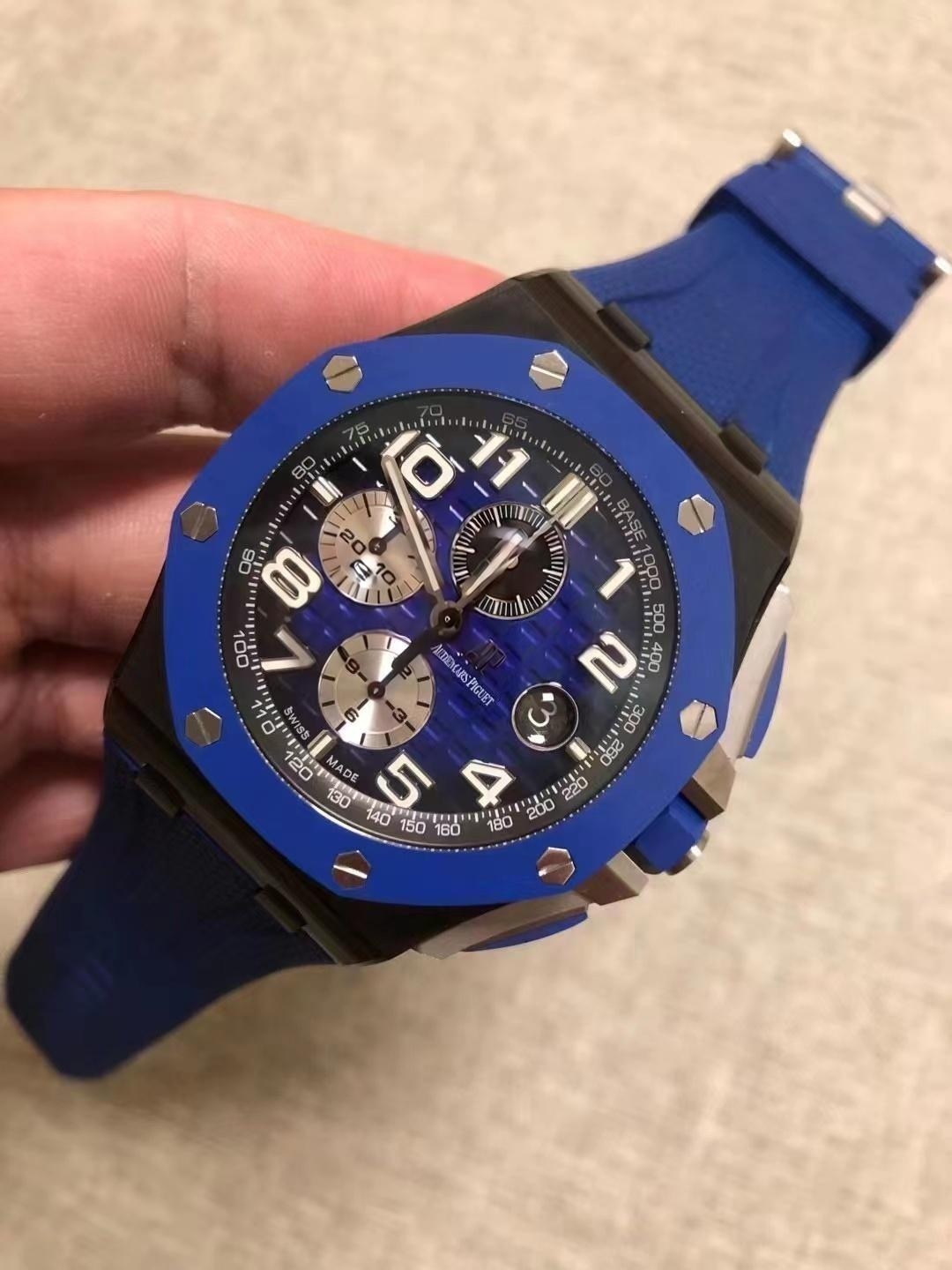 RS Factory Replika Audemars Piguet ROO Kronograf Mavi