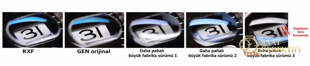 RXF Factory Rolex siyah Submariner: orijinalle karşılaştırınca piyasadaki büyük fabrika versiyonlarını geçebilir mi? - Arka Kapak ve Mekanizma Detayı