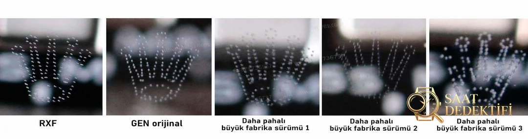RXF Factory Rolex siyah Submariner: orijinalle karşılaştırınca piyasadaki büyük fabrika versiyonlarını geçebilir mi? - Fosfor ve Super-LumiNova Gece Görünümü