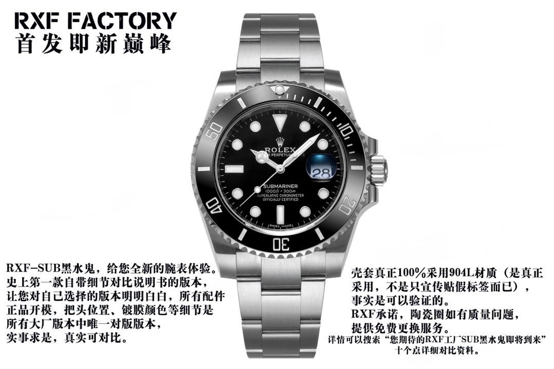RXF Factory Rolex siyah Submariner: orijinalle karşılaştırınca piyasadaki büyük fabrika versiyonlarını geçebilir mi? — 17. fotoğraf