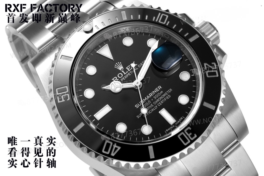 RXF Factory Rolex siyah Submariner: orijinalle karşılaştırınca piyasadaki büyük fabrika versiyonlarını geçebilir mi? — 19. fotoğraf