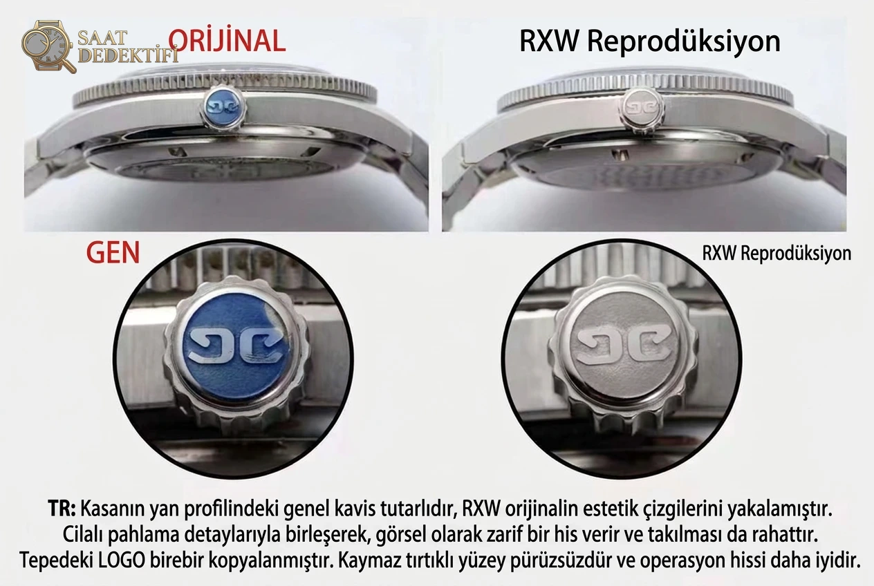 RXW Factory Glashütte Original SeaQ Tarihli Dalgıç Orijinal Karşılaştırması - Makro Laboratuvar ve Detay İncelemesi