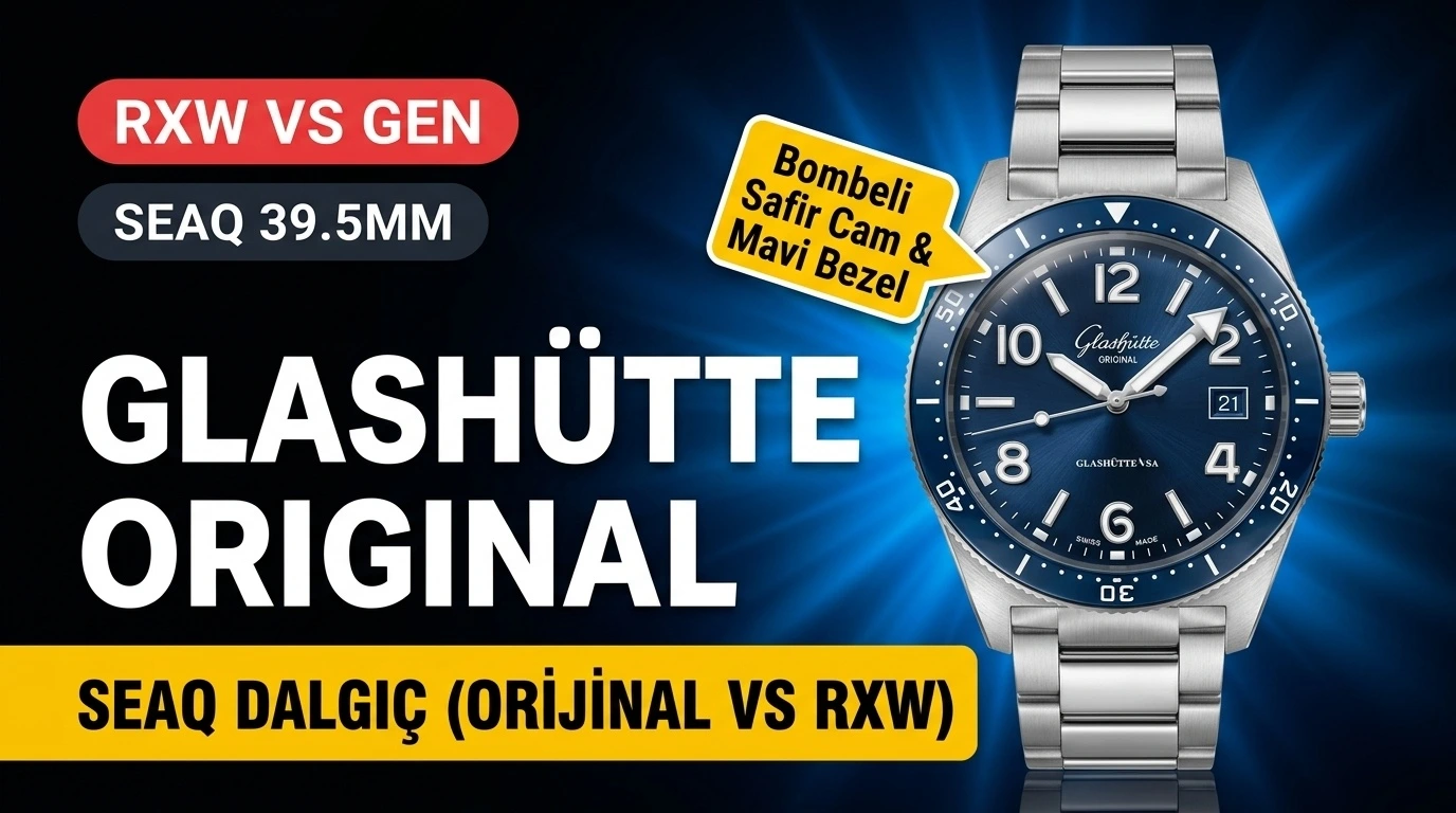 RXW Factory Glashütte Original SeaQ Tarihli Dalgıç Orijinal Karşılaştırması
