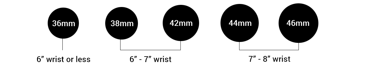 kayış size chart