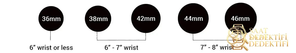 kayış size chart