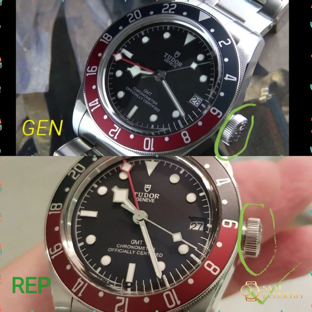 Saat dostumuzun paylaşımı: ZF Factory Tudor Black Bay kırmızı-mavi cola bezel M79830 Greenwich GMT Basel World 2018 replika saat - orijinal karşılaştırmalı incelemesi - Genel Açı ve Estetik Duruş