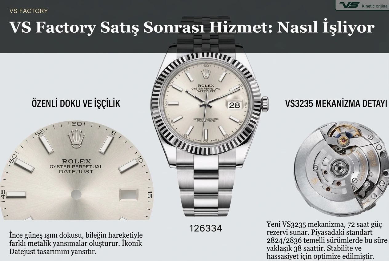 Satis Sonrasi Hakkinda vs Factory Saatlerinde Satis Sonrasi Hizmet Nasi... - Ön Görünüm ve Kasa Tasarımı
