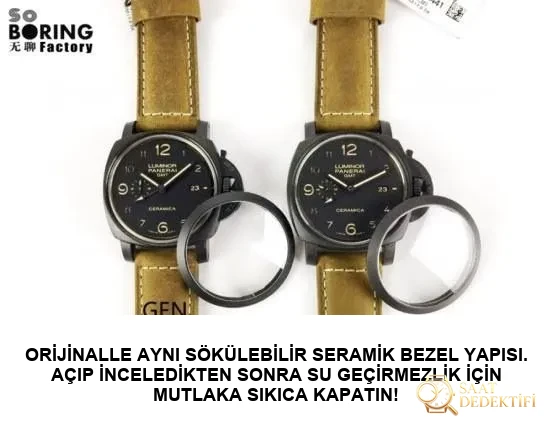 SBF Panerai 441 (eski VS Factory) entegre mekanizma yükseltmesi ve gerçek güç rezervi penceresi - Makro Kadran ve İndeks İşçiliği