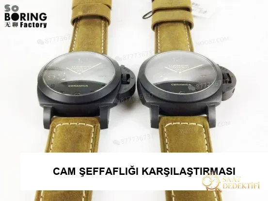 SBF Panerai 441 (eski VS Factory) entegre mekanizma yükseltmesi ve gerçek güç rezervi penceresi - Yan Profil ve Kordon Bağlantısı