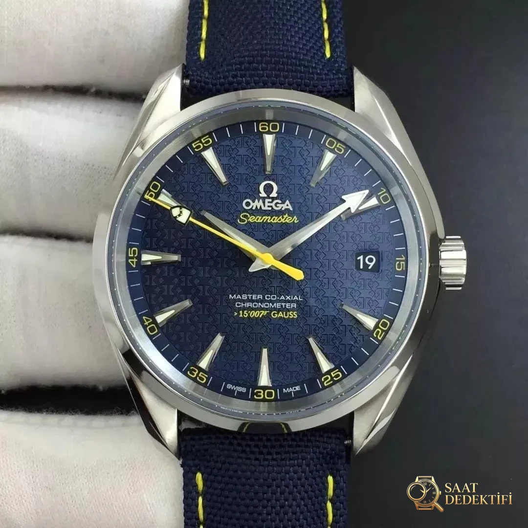 Seamaster 007 Özel Sürüm Replika Saat - VS Factory Omega Seamaster James Bond 007 Bullet - Kadran Detayı ve Bezel İşçiliği