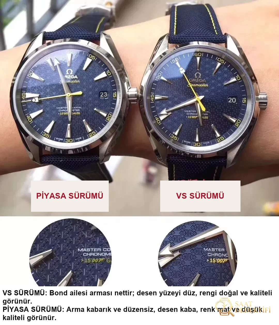 Seamaster 007 Özel Sürüm Replika Saat - VS Factory Omega Seamaster James Bond 007 Bullet - Kasa Profili ve Kurma Kolu İncelemesi