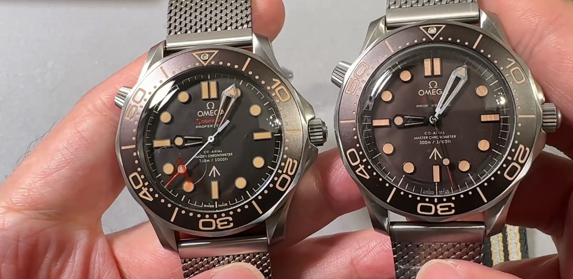 Seamaster No Time to Die Kadran Rengi Karşılaştırması