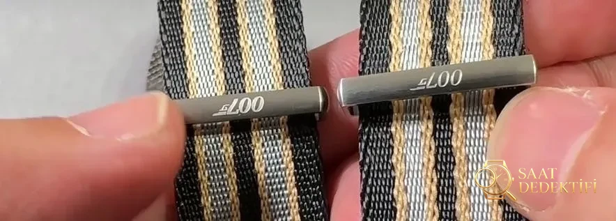 Nato Kayışı Üzerindeki 007 Gravürü