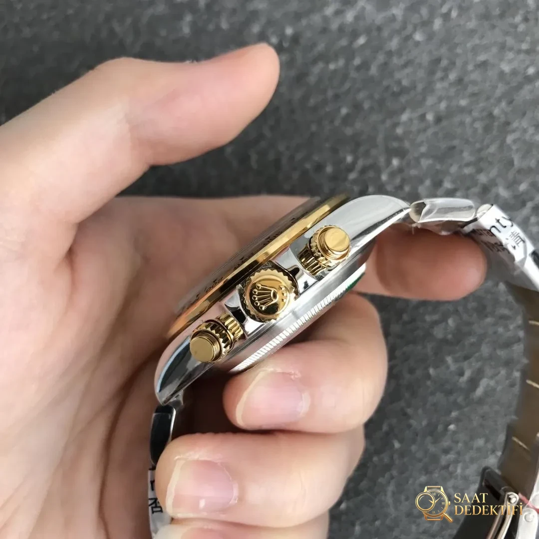 Sedef kadran mı? BL Factory Rolex Daytona nasıl? - Yan Profil ve Kordon Bağlantısı