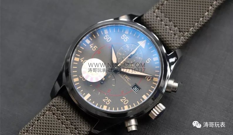 Seramik Versiyon ZF Factory IWC Pilot Kronograf TOPGUN Serisi Replika Saat İncelemesi — 4. fotoğraf