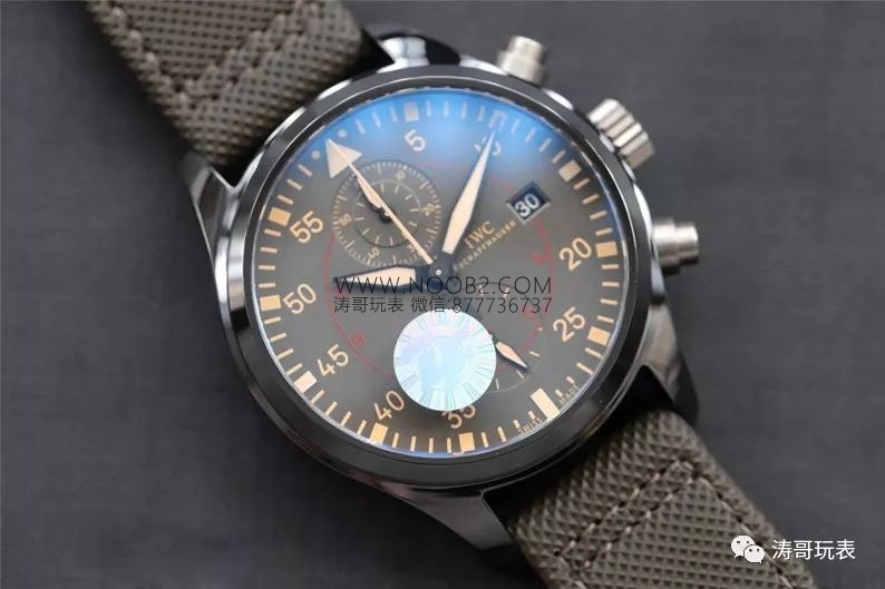 Seramik Versiyon ZF Factory IWC Pilot Kronograf TOPGUN Serisi Replika Saat İncelemesi — 5. fotoğraf