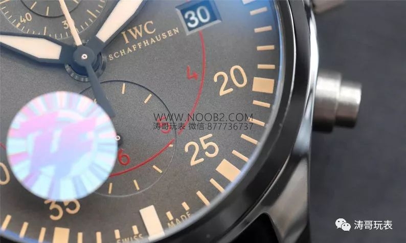 Seramik Versiyon ZF Factory IWC Pilot Kronograf TOPGUN Serisi Replika Saat İncelemesi — 9. fotoğraf
