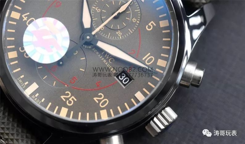 Seramik Versiyon ZF Factory IWC Pilot Kronograf TOPGUN Serisi Replika Saat İncelemesi — 10. fotoğraf
