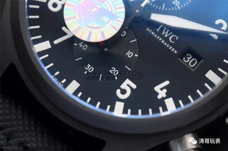 Seramik Versiyon ZF Factory IWC Pilot Kronograf TOPGUN Serisi Replika Saat İncelemesi — 11. fotoğraf