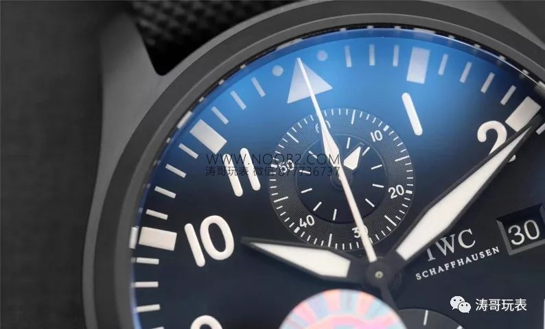Seramik Versiyon ZF Factory IWC Pilot Kronograf TOPGUN Serisi Replika Saat İncelemesi — 12. fotoğraf