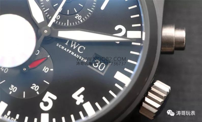 Seramik Versiyon ZF Factory IWC Pilot Kronograf TOPGUN Serisi Replika Saat İncelemesi — 13. fotoğraf