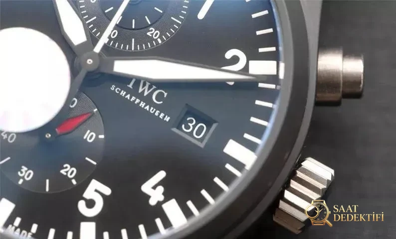 Seramik Versiyon ZF Factory IWC Pilot Kronograf TOPGUN Serisi Replika Saat İncelemesi - Kasa Çeliği ve Polisaj Kalitesi