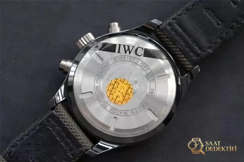 Seramik Versiyon ZF Factory IWC Pilot Kronograf TOPGUN Serisi Replika Saat İncelemesi - Toka İçi Mikro Ayar Mekanizması