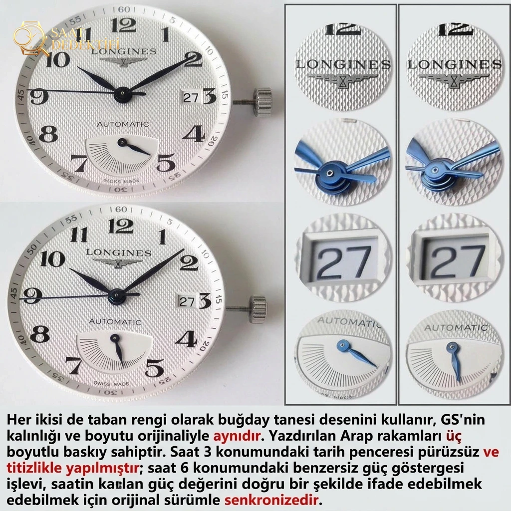 Sevimli ve klasik GS Factory Longines Master Collection