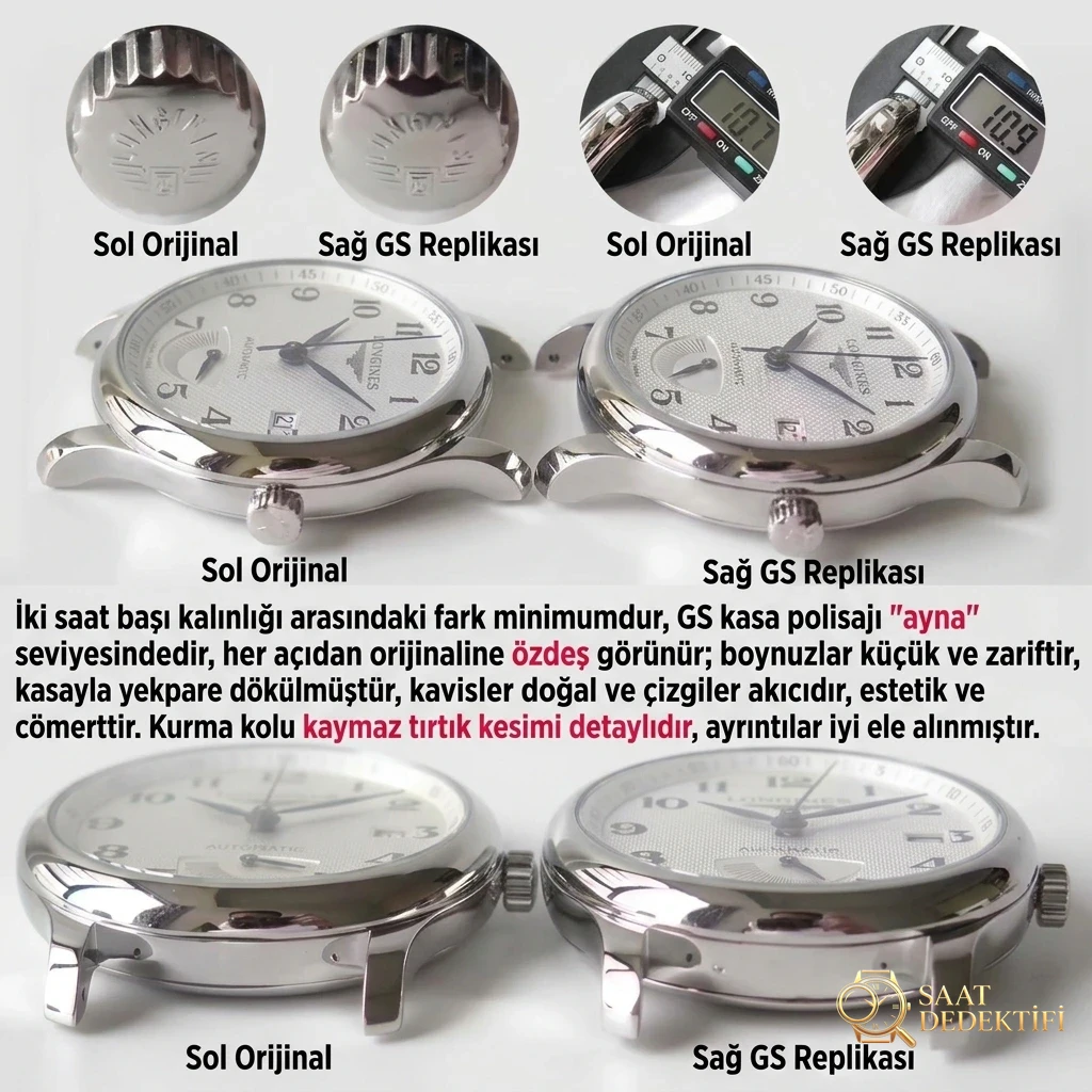 Sevimli ve klasik GS Factory Longines Master Collection