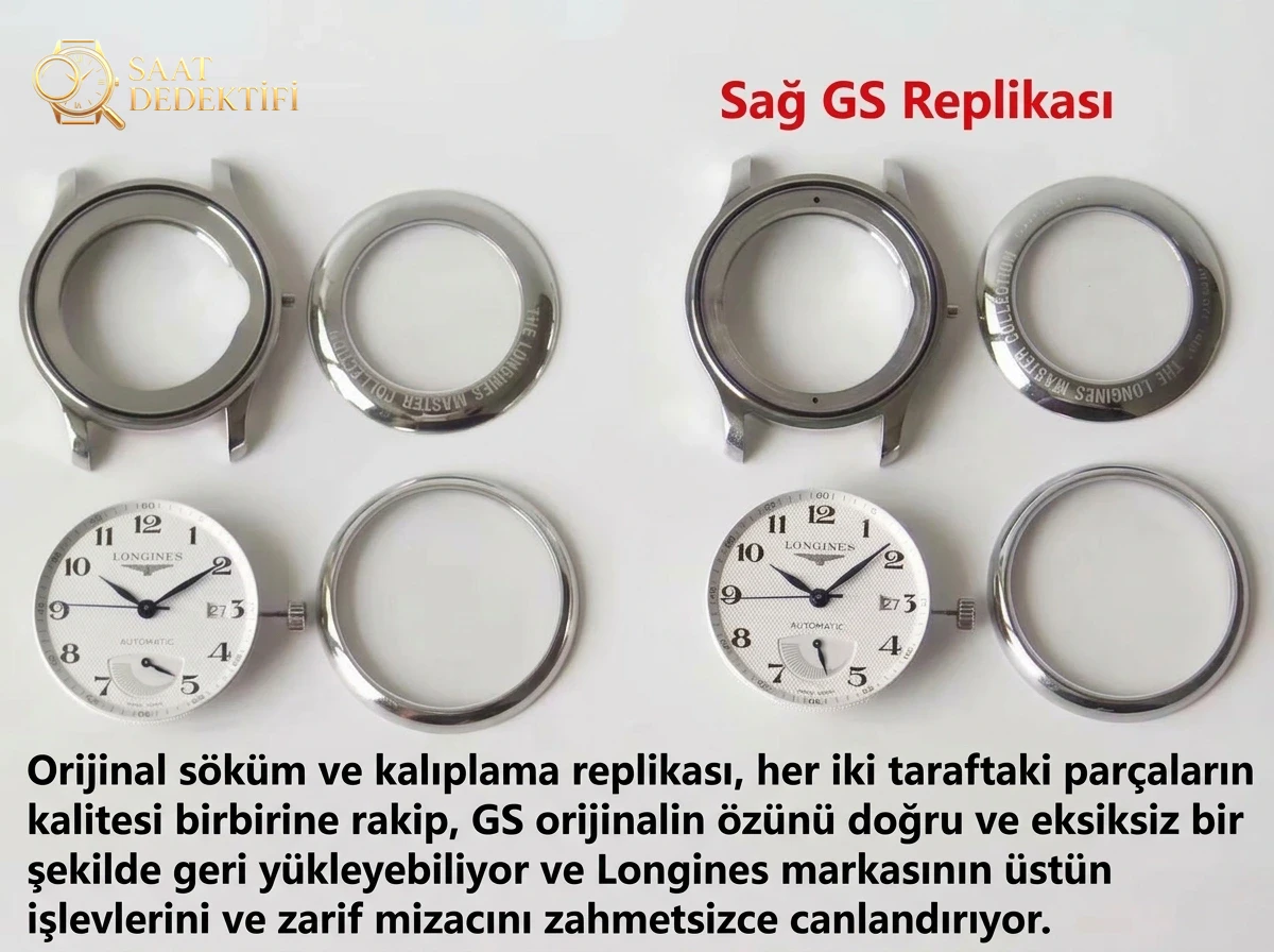 Sevimli ve klasik GS Factory Longines Master Collection