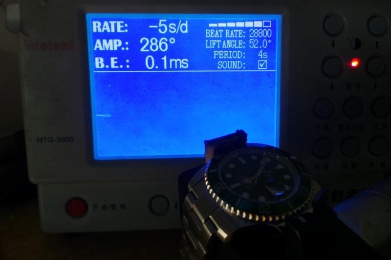 Replika Rolex Submariner 116610LV Mekanizma Testi