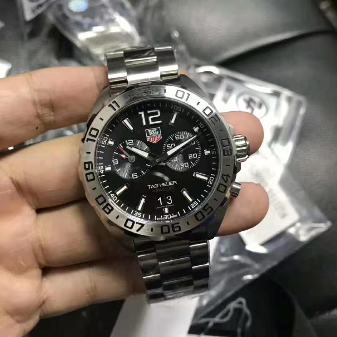 Replika Tag Heuer Formula 1 Kronograf Siyah