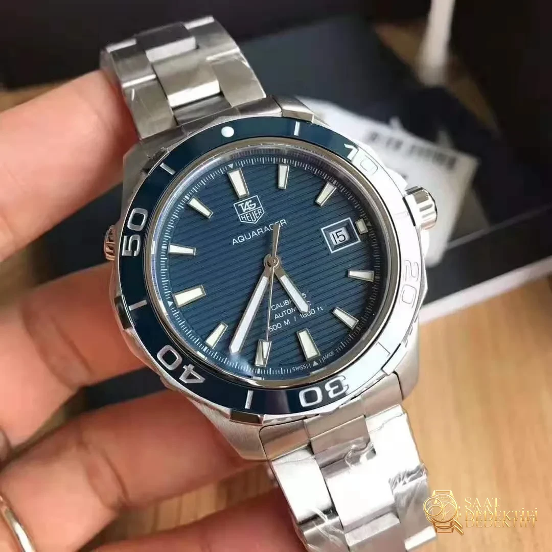 Replika Tag Heuer Aquaracer Kalibre 5 500m Mavi