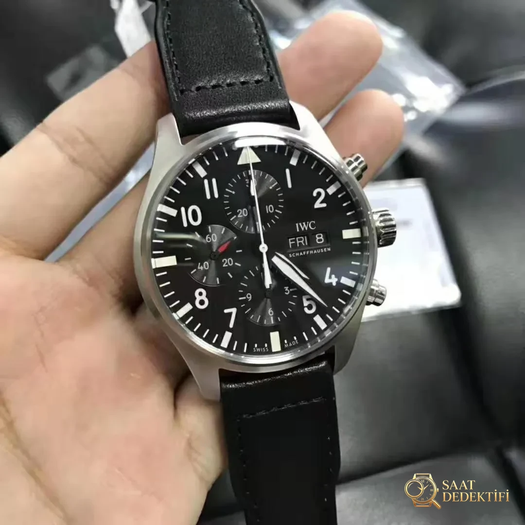 Replika IWC Pilots Saat ETA 7750 Mekanizma